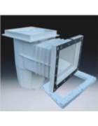 Skimmer 2" with square lid for vinyl pools